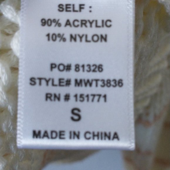 Le Lis Striped Knit Sweater Women’s Small – Pink White Lightweight Pullover Y2K - Picture 5 of 6